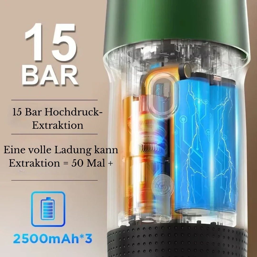 Tragbare Espresso Maschine