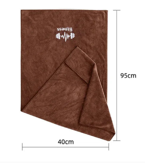 Rutschsicheres Sporthandtuch für Fitnessgeräte mit Fixierung