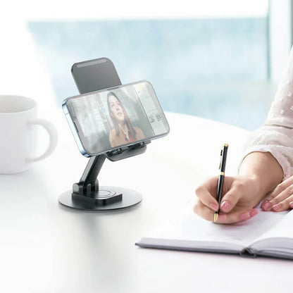 360° drehbarer Handy- und Tablet-Ständer aus Aluminiumlegierung
