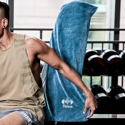 Rutschsicheres Sporthandtuch für Fitnessgeräte mit Fixierung