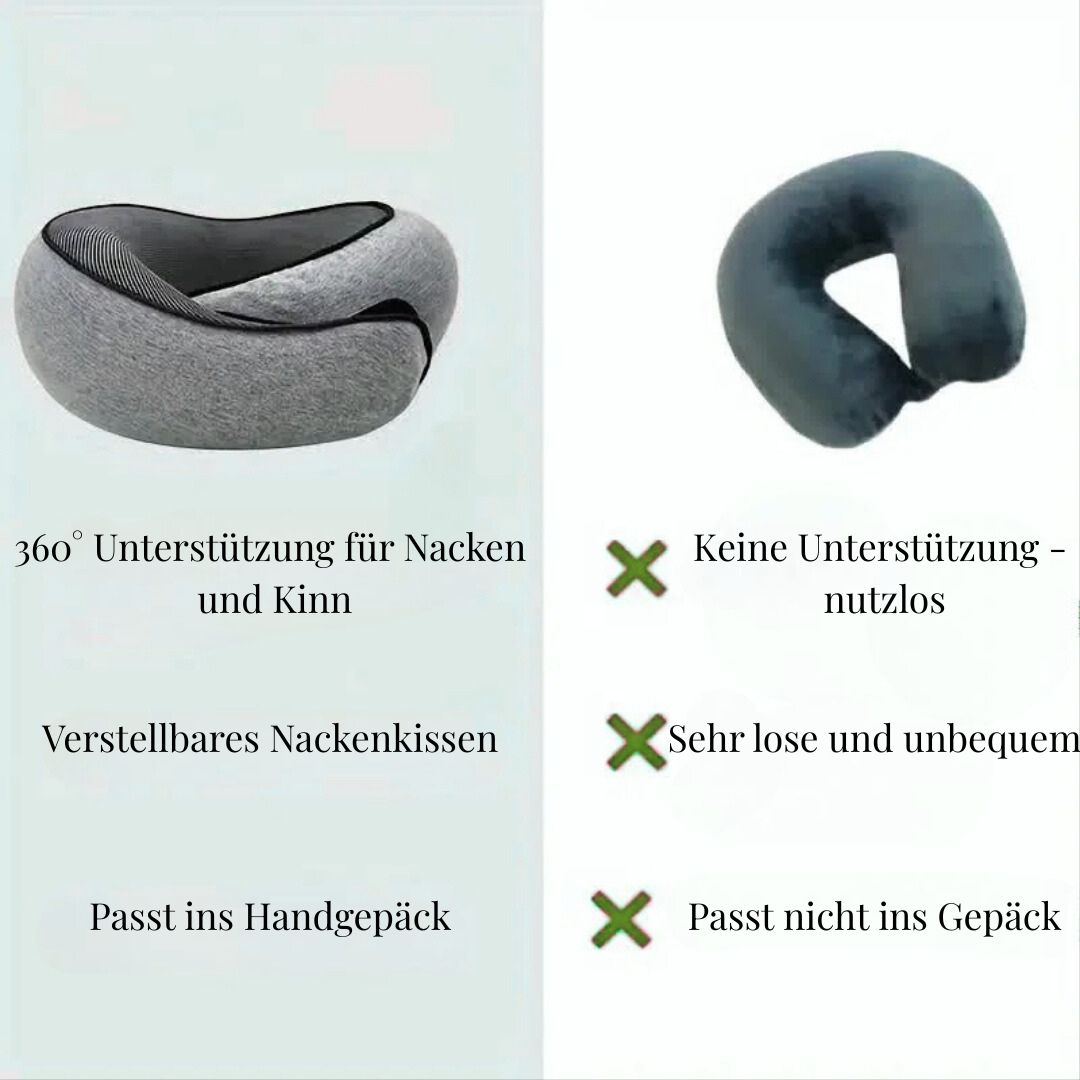 Komfortabler Reisekissen Begleiter