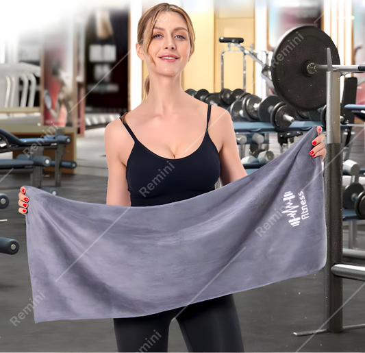 Rutschsicheres Sporthandtuch für Fitnessgeräte mit Fixierung